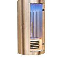 Traditional Sauna Room 1 Person Dome Solid Wood Usb Charging With Computer
