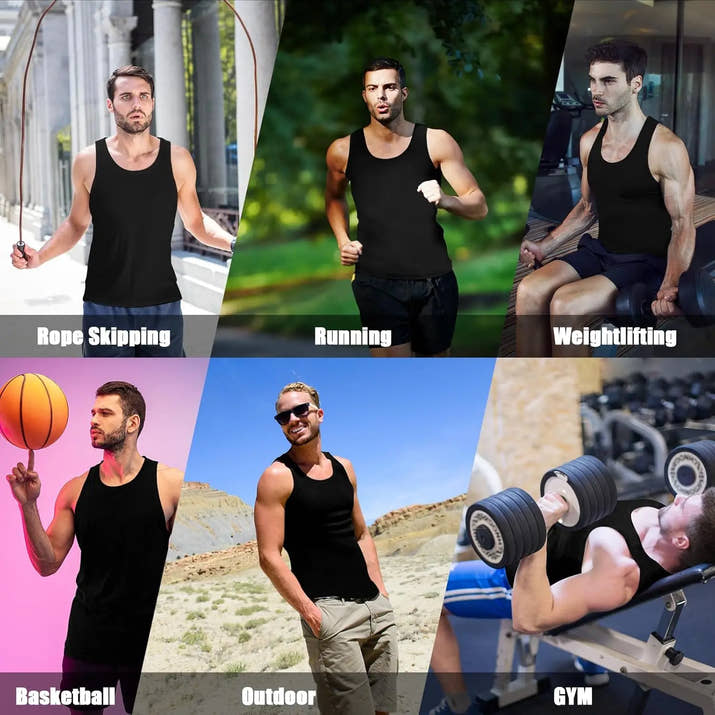 Sauna Shirt For Men, Short Sleeve Sauna Sweat Body Shaper Mens Sauna Vest