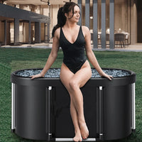 Portable Foldable Ice Bath Tub For Athletes Multiple Layered Portable