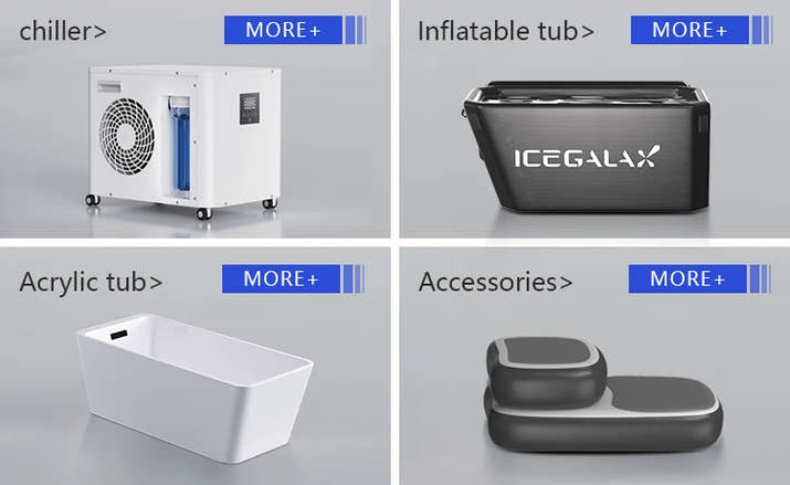 Icegalax Portable Fitness Recovery Bathtub Inflatable Cold Plunge Ice Bath