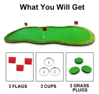 Indoor Outdoor Training Mat Portable Golf Green Simulator Golf Equipment