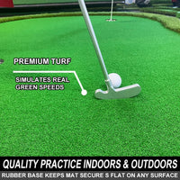 Indoor Outdoor Training Mat Portable Golf Green Simulator Golf Equipment