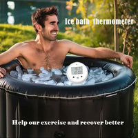 1Pc Ice Bath Thermometer Cold Plunge Ipx7 Waterproof Multifunction Ice