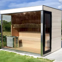 Custom Outdoor Square Sauna Room With Traditional Design Steam Room For