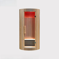 Traditional Sauna Room 1 Person Dome Solid Wood Usb Charging With Computer