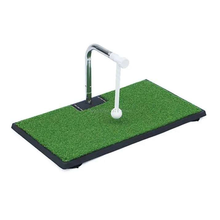 Golf Swing Practice Trainer Adjustable Golf Hitting Aid Simulators Indoor