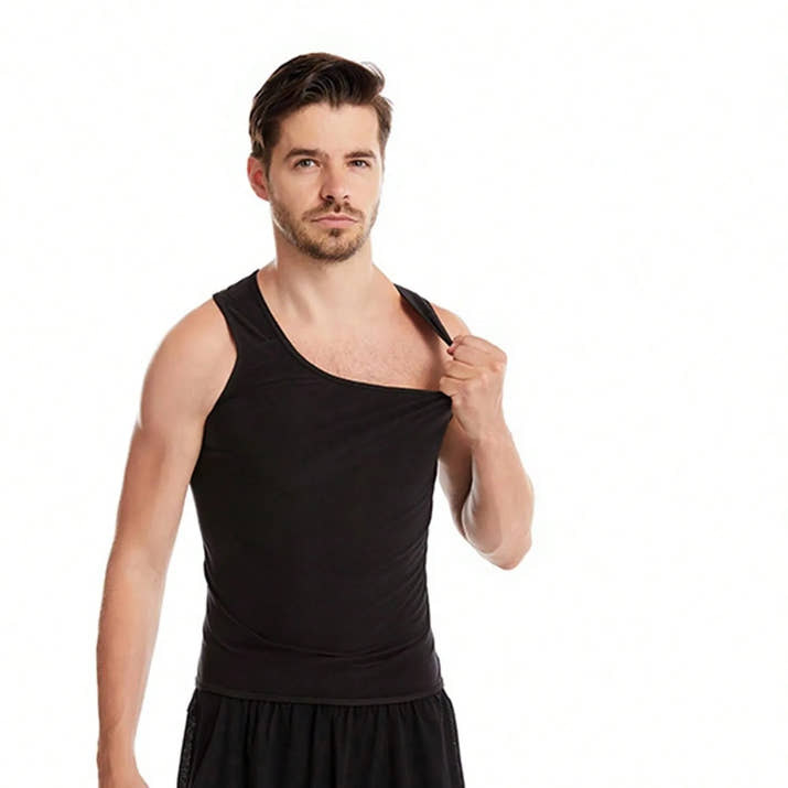 Sauna Shirt For Men, Short Sleeve Sauna Sweat Body Shaper Mens Sauna Vest