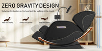 Zero Gravity Full Body Massage Chair With Heating, Airbags, Foot Roller &