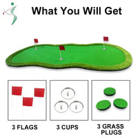 Indoor Outdoor Training Mat Portable Golf Green Simulator Golf Equipment