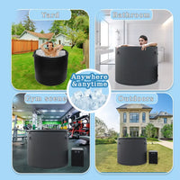 Pro Elite Recovery 90Cm Ice Pod Ice Bath Therapy Inflatable Cold Plunge