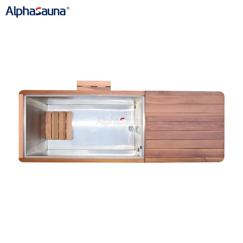 1.5Hp Chiller Cold Plunge Cedar Wood Stainless Steel Ice Bath