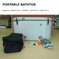 Icegalax Portable Fitness Recovery Bathtub Inflatable Cold Plunge Ice Bath