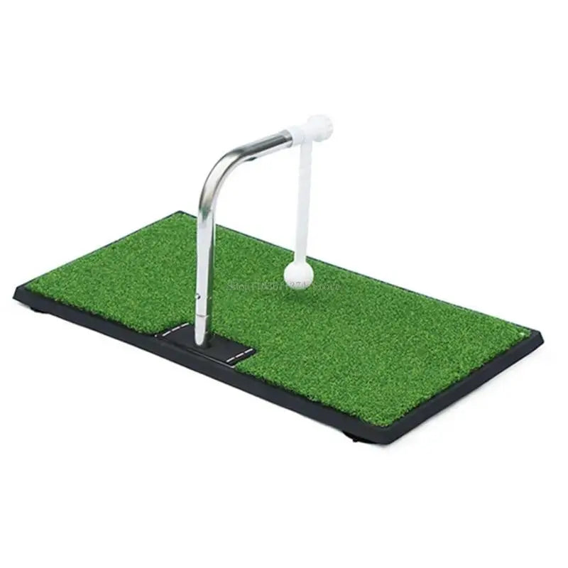 Golf Swing Practice Trainer Adjustable Golf Hitting Aid Simulators Indoor
