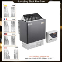 Succebuy Sauna Heater 3/4.5/6/9Kw 220V Electric Sauna Stove Steam Bath