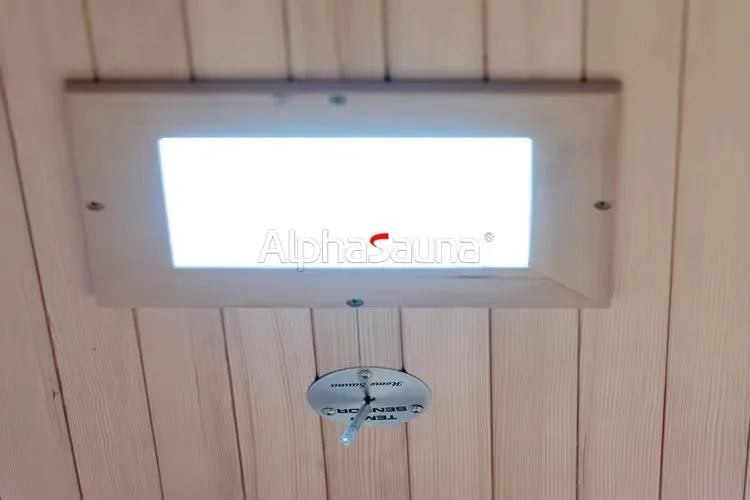 Traditional Sauna Room 1 Person Dome Solid Wood Usb Charging With Computer