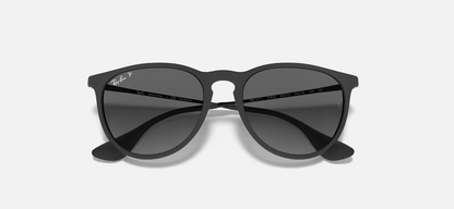 Ray-Ban Erika RB4171 Sunglasses – Matte Black Frame with Gradient Grey Lenses