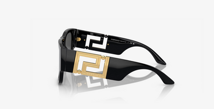 Versace VE4403 Runway Sunglasses – Black Frame with Dark Grey Lenses