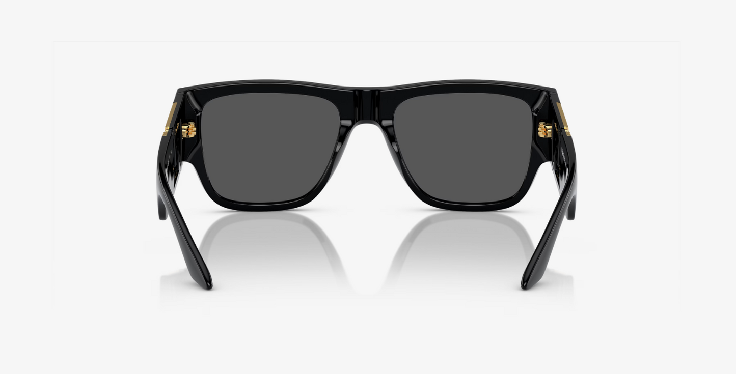 Versace VE4403 Runway Sunglasses – Black Frame with Dark Grey Lenses