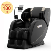 Zero Gravity Full Body Massage Chair With Heating, Airbags, Foot Roller &