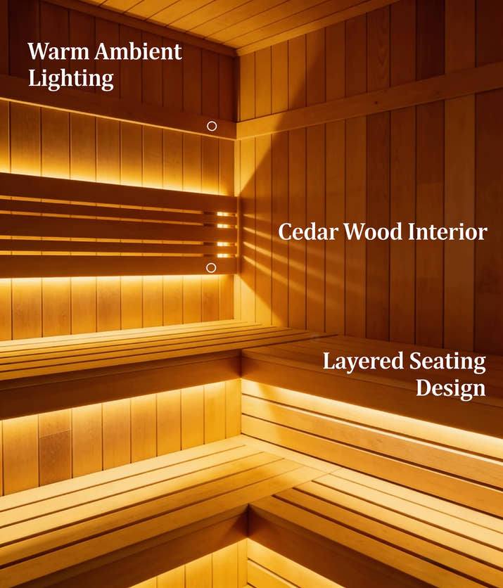 Factory Customized Outdoor Panoramic Sauna Room Round Steam Room Anti