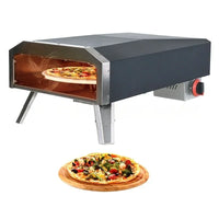 Camping Gas Pizza Oven Foldable Portable Rotating Pizza Oven Outdoor 12