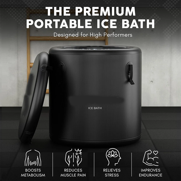 Pro Elite Recovery 90Cm Ice Pod Ice Bath Therapy Inflatable Cold Plunge