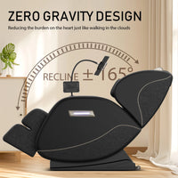 Zero Gravity Full Body Massage Chair With Heating, Airbags, Foot Roller &