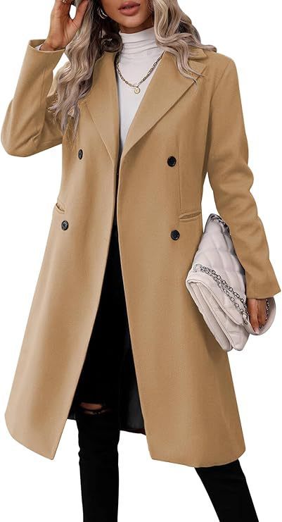Elegant Autumn Long Wool Overcoat