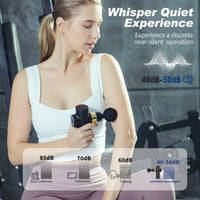 Portable Mini Massage Gun, Brushless Motor High-End Deep Tissue Percussion Massager, Handheld Muscle Relief Device, Factory Direct — view 4