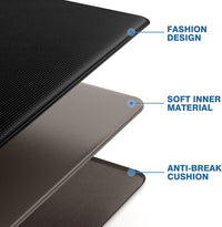 2-Piece Black Anti-Fatigue Kitchen Floor Mats, Cushioned Non-Slip Rugs For Kitchen, Sink Area, Laundry Room And Home — view 2