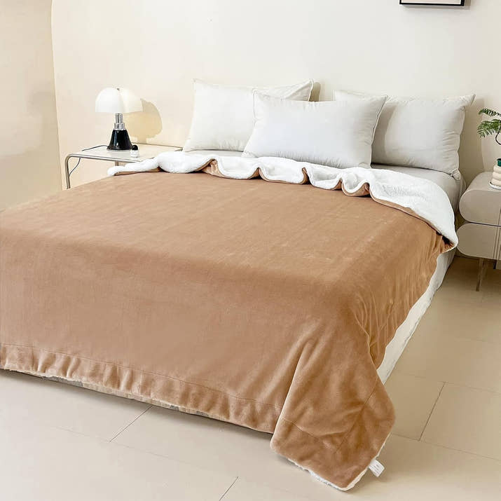 Electric Blanket Heated Throw Over Luxurious Fleece Washable Digital Controller — view 5