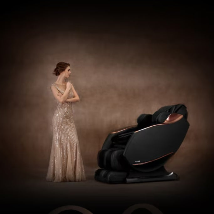 Zero Gravity Shiatsu Massage Chair – Full-Body SL-Track Recliner w/Airbag, Heat, Voice + LCD & Remote