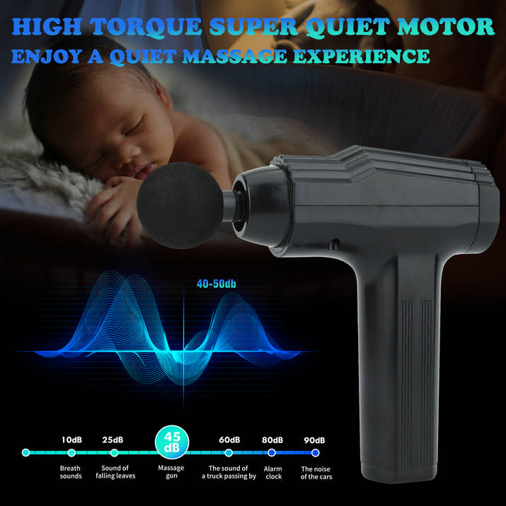 Deep Tissue Massage Gun High Intensity, Powerful Muscle Massager For Fitness Athletes Recovery, Hot-sale, Factory Direct — view 6