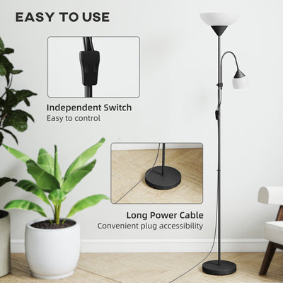 LED Floor Lamp Suitable for Living Rooms 180cm High Mother and Child Shaped