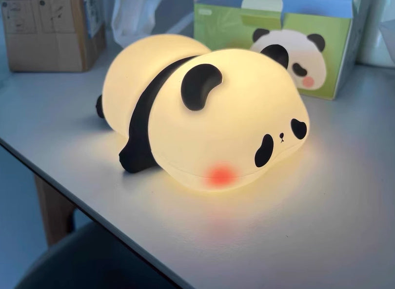 Adorable Sheep Silicone Night Light - Rechargeable Dimmable Lamp Bedroom Décor