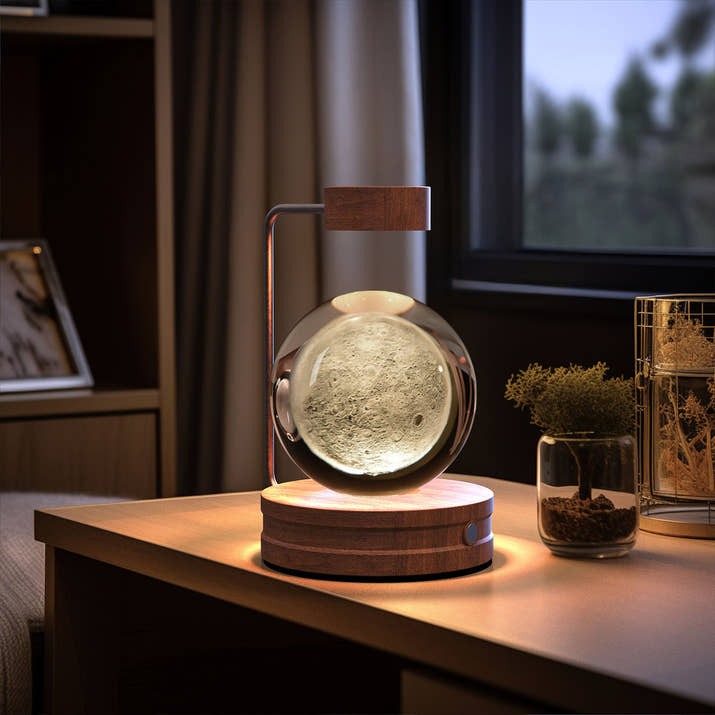 Crystal Ball Cosmic Dinosaur Indoor Night Light Usb Power Warm Bedside