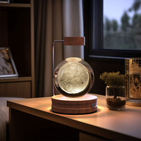 Crystal Ball Cosmic Dinosaur Indoor Night Light Usb Power Warm Bedside