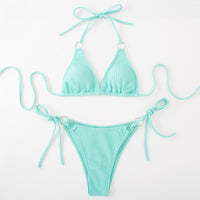 Side-Tie Thong Bikini Set
