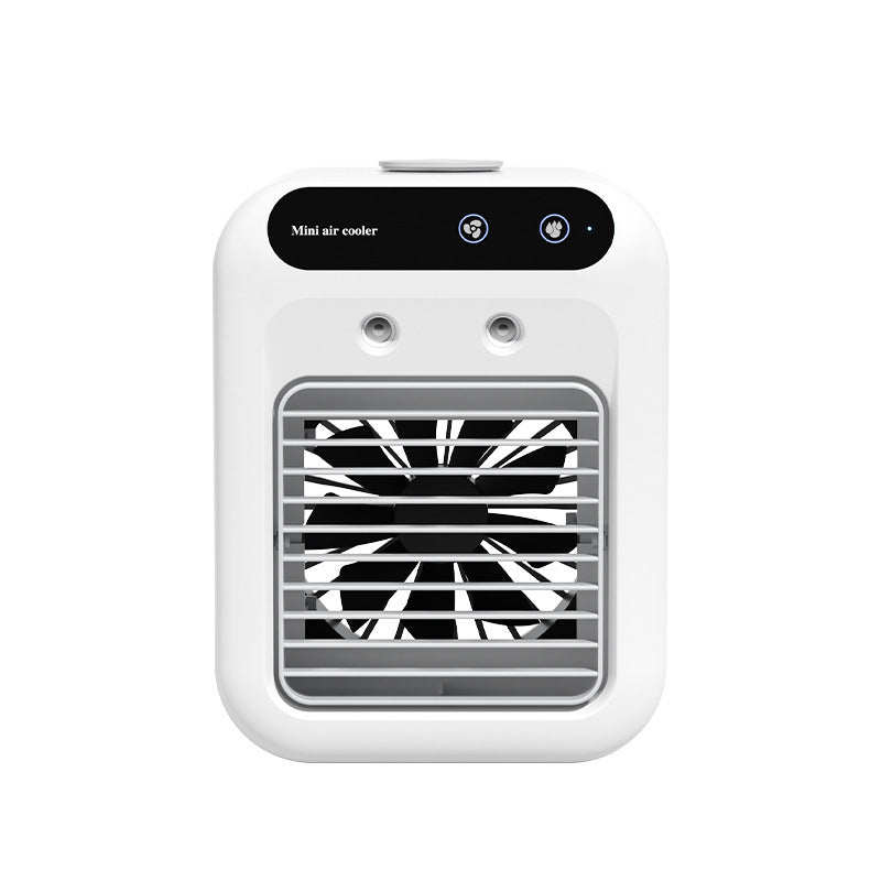 Portable Evaporative Air Cooler & Water Fan – USB/AC Powered, Cools Room, Office & Car