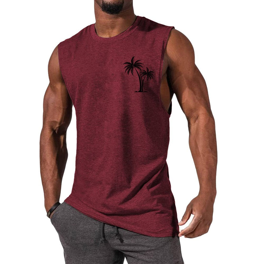 Coconut Tree Beach Tank Top – Summer Casual