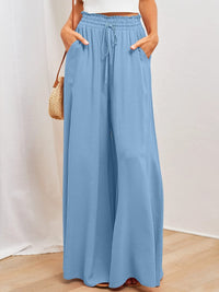 Wide-Leg Lounge Bottoms