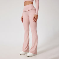 High-Waist Lace Nude Feel Leggings