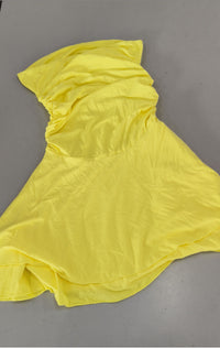 Y2K Strapless Pleated Mini Dress