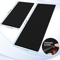 2-Piece Black Anti-Fatigue Kitchen Floor Mats, Cushioned Non-Slip Rugs For Kitchen, Sink Area, Laundry Room And Home — view 5
