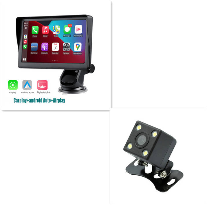 8.8″ IPS Portable Smart Screen – Wireless CarPlay & Android Auto Touch Display, GPS Navigation