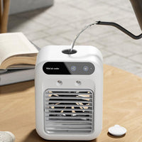 Portable Evaporative Air Cooler & Water Fan – USB/AC Powered, Cools Room, Office & Car