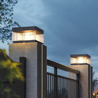 Waterproof Modern Outdoor Wall Lamp Post — view 2
