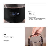 Perfect Gift Retro Essential Oil Diffuser With Realistic Flame Effect - 200ML Humidifier, 3 Timers, Ambient Lighting & Waterless Protection — view 4