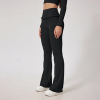High-Waist Lace Nude Feel Leggings