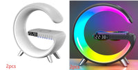 New Intelligent G Shaped Led Lamp Bluetooth Speake Wireless Charger